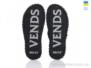 Капці жіночі 194W чорний Vends чорний  оптом от Optomarket