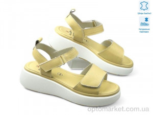 Купить Босоніжки жіночі 195208 ALLSY жовтий
