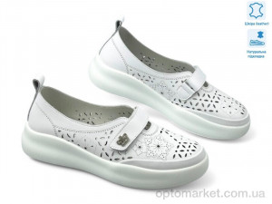 Купить Мокасини жіночі 195223 ALLSY білий