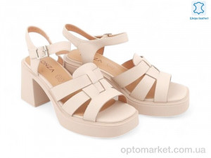 Купить Босоніжки жіночі 196062 Lonza бежевий