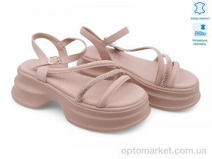Купить Босоніжки жіночі 197176 ALLSY бежевий