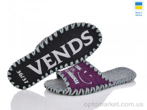 Капці жіночі 197W фіолет Vends фіолетовий  оптом от Optomarket