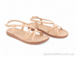 Купить Босоніжки жіночі 198419 ALLSY бежевий