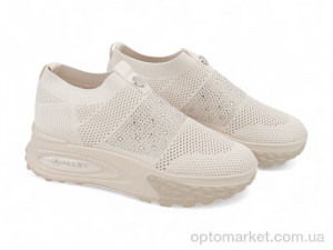 Купить Кросівки жіночі 199495 ALLSY бежевий