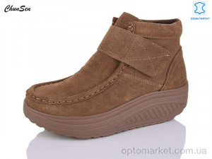 Купить Черевики жіночі 1996-12 Chunsen коричневий