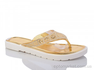 Купить Шльопанці жіночі 19C7 ARZO золотий