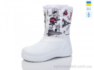 Купить Чоботи з піни дитячі 19Д28 Kredo білий