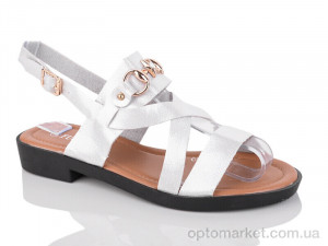 Купить Босоніжки жіночі 2-02C Fuguiyun срібний