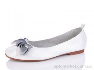 Купить Балетки жіночі 2-77A Fuguiyun срібний