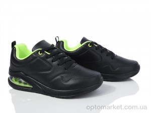 Купить Кросівки жіночі 20-1032-1 black-green Violeta чорний