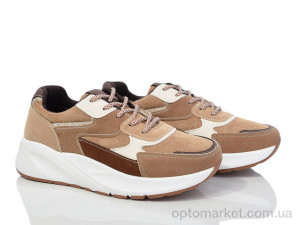 Купить Кросівки жіночі 20-1044-2 khaki Violeta коричневий