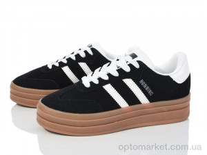 Купить Кросівки жіночі 20-1046-1 black-white Violeta чорний