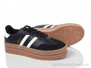 Купить Кросівки жіночі 20-1046-4 black-white Violeta чорний