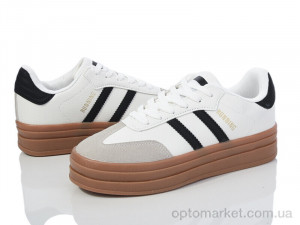 Купить Кросівки жіночі 20-1046-5 white-black Violeta білий