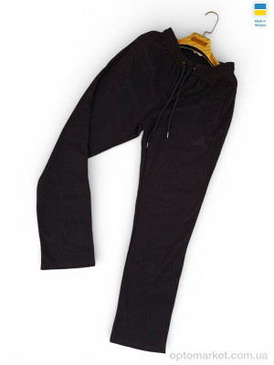 Спортивні штаны чоловічі 20-1Ad чорний A.idas чорний  оптом от Optomarket