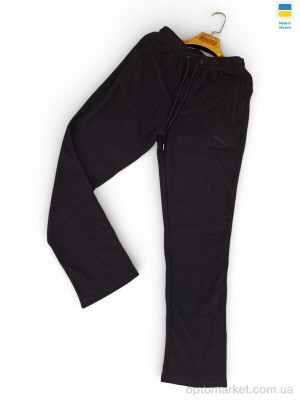 Спортивні штаны чоловічі 20-1Pu чорний P.ma чорний  оптом от Optomarket