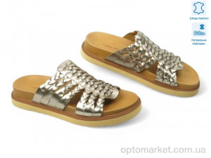 Купить Шльопанці жіночі 200086 Fabio Monelli бронзовий