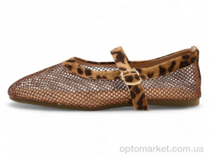 Купить Балетки жіночі 200412 ALLSY коричневий