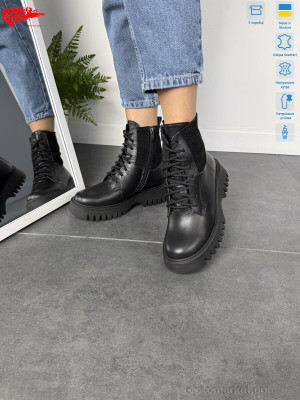 Черевики жіночі 2006 ч.ш.+ч.з. ARTO чорний  оптом от Optomarket