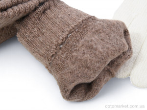 Рукавички жіночі 2007 одношарові mix AngeLa мікс  оптом от Optomarket