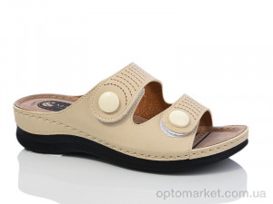 Купить Шльопанці жіночі 201-67 беж Mahli бежевий