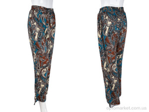 Брюки жіночі 2017 (08967) brown BSZZ коричневий  оптом от Optomarket