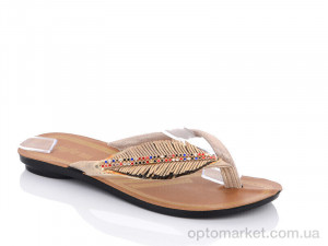 Купить Шльопанці жіночі 2019-13 Bento золотий