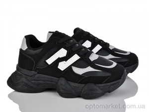 Купить Кросівки жіночі 202-25 Бабочка-Mengfuna-AESD чорний