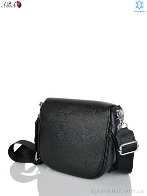 Сумка женская 202114 black Aba чорний  оптом от Optomarket