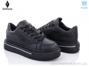 Купить Кроссовки женские 2022-6 black Gollmony черный