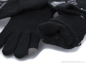 Рукавички дитячі 2022 black Атюша чорний  оптом от Optomarket
