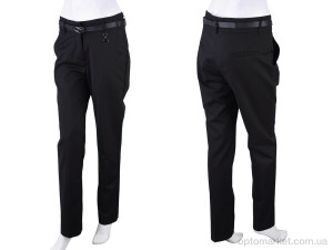 Брюки жіночі 2023 (08954) black BSZZ чорний оптом от Optomarket