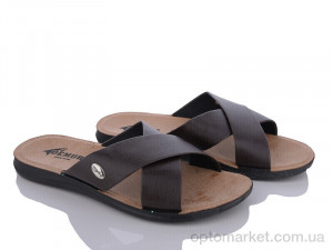 Купить Шльопанці чоловічі 2024-001-1 коричневий Demur коричневий