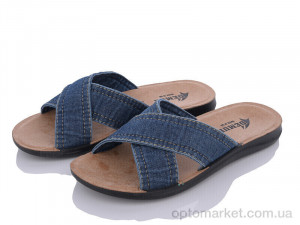 Купить Шльопанці чоловічі 2024-002-1 Demur синій