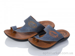Купить Шльопанці дитячі 2024-031 mix Demur синій