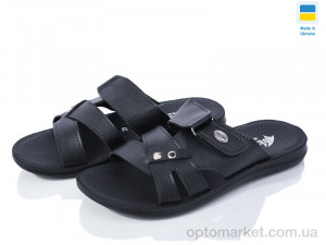 Купить Шльопанці чоловічі 2024-042 чорний батал Demur чорний
