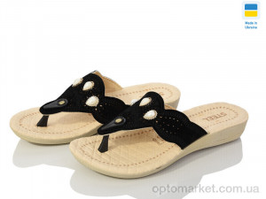 Купить Шльопанці жіночі 2024-047 black Steel чорний