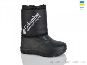 Дутики дитячі 2026-2 Columbia05 Olimp чорний оптом от Optomarket