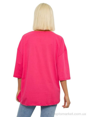 Футболка жіночі 2029 маліна Massmag рожевий  оптом от Optomarket