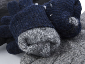 Рукавички дитячі 2031 (L) mix Атюша мікс  оптом от Optomarket