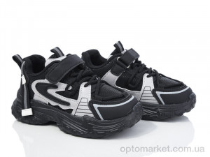 Купить Кросівки дитячі 2036-1 ASHIGULI чорний