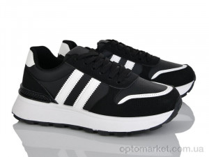 Купить Кросівки жіночі 204-41 Бабочка-Mengfuna-AESD чорний