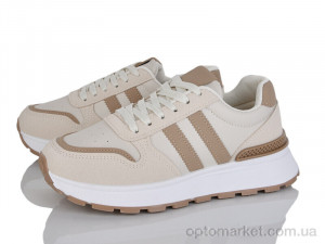 Купить Кросівки жіночі 204-42 Бабочка-Mengfuna-AESD бежевий