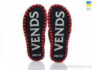 Капці жіночі 204W чорний Vends чорний  оптом от Optomarket