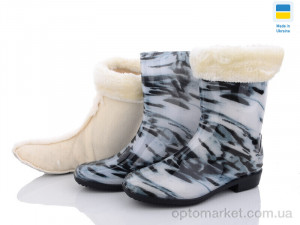 Гумове взуття жіночі 2057-010-239 Dual сірий  оптом от Optomarket