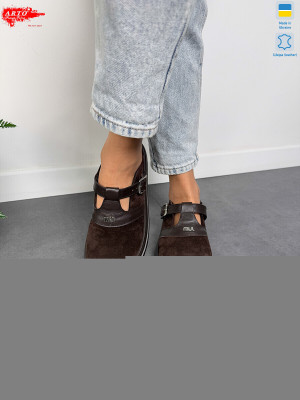 Туфлі жіночі 209 коричневий з. ARTO коричневий  оптом от Optomarket