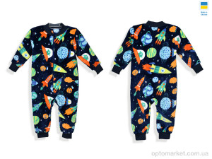 Комбінезон дитячі 209261 кігурумі синій Kir15 синій  оптом от Optomarket