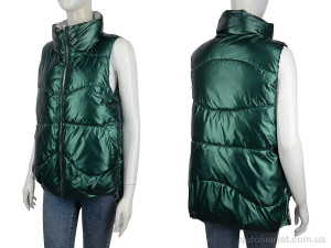 Жилетка жіночі 2102 green Obuvok зелений  оптом от Optomarket