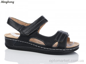 Купить Босоніжки жіночі 211-1 Minghong чорний