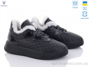 Купить Кросівки жіночі 21115 T чорний зима Viscala чорний